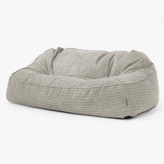 Sloucher Oversized Sakkosekk Sofa - Kordfløyel Mink 01