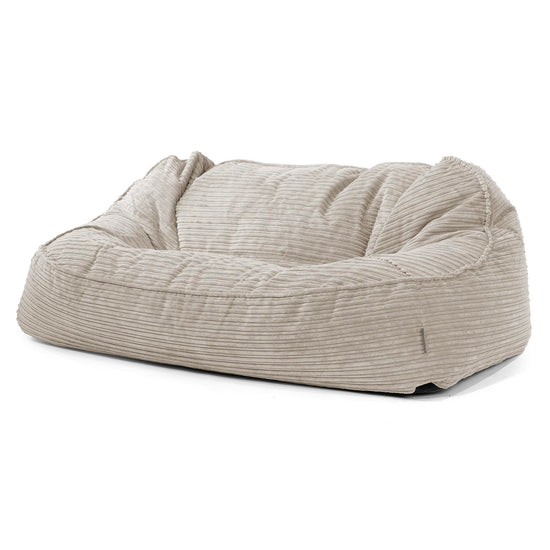 Sloucher Oversized Sakkosekk Sofa - Kordfløyel Mink 01