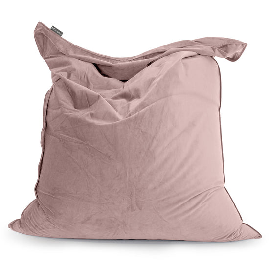Saccosekk XXL - Fløyel Rosa 01