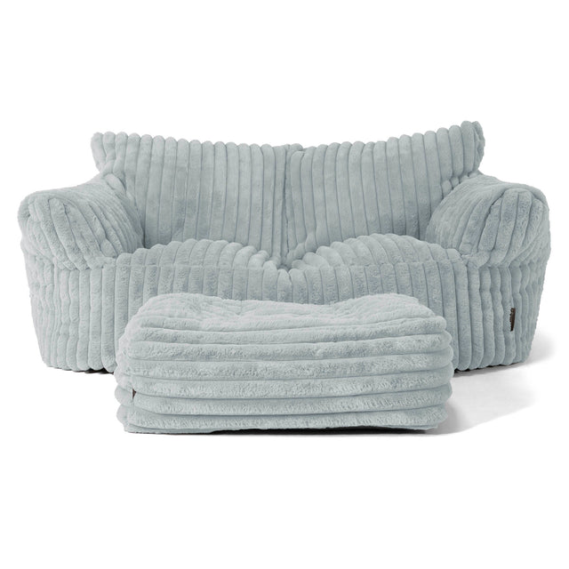 Josephine Saccosekk Sofa - Ultrabehagelig Kord Andeggblå 01