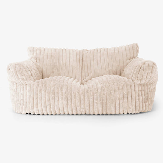 Josephine Saccosekk Sofa - Ultrabehagelig Kord Krem 01