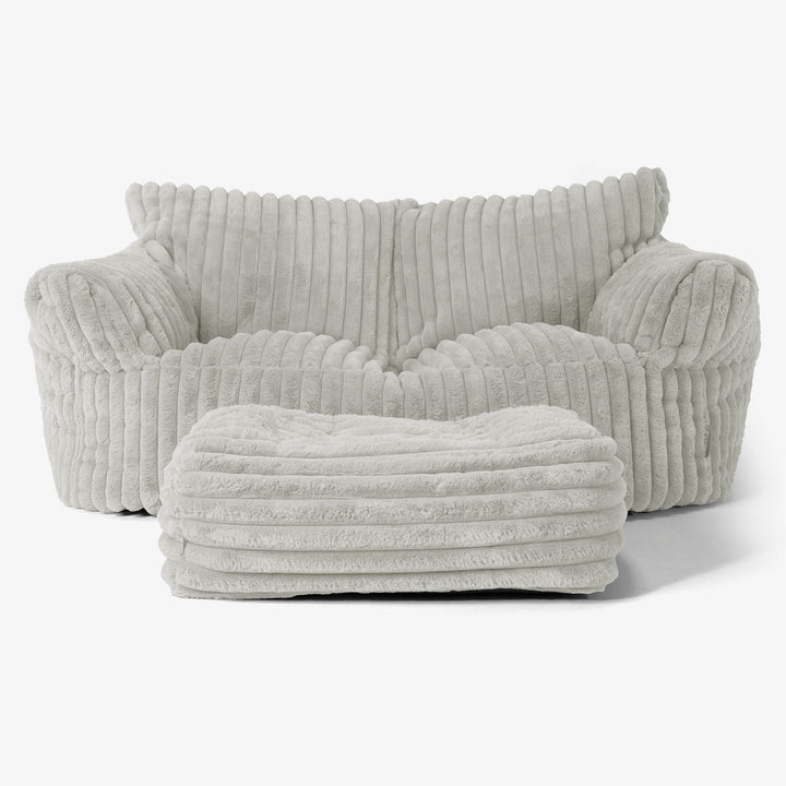 Josephine Saccosekk Sofa - Ultrabehagelig Kord Salviegrønn 01