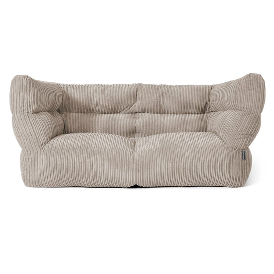 Louis 2-seter Saccosekk Sofa - Kordfløyel Mink 01