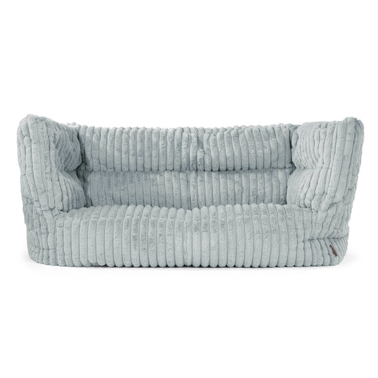 Louis 2-seter Saccosekk Sofa - Ultrabehagelig Kord Andeggblå 01
