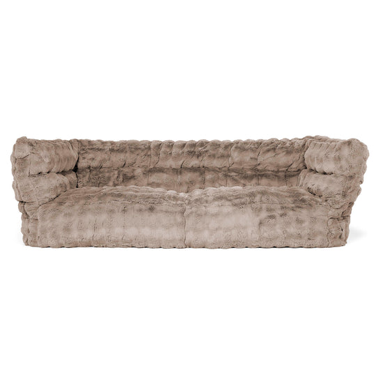 Louis 3-seter Saccosekk Sofa - Falsk Pels Boble Mink 01