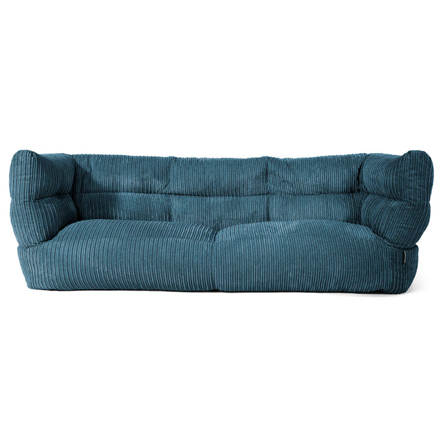 Louis 3-seter Saccosekk Sofa - Kordfløyel Marineblå 01