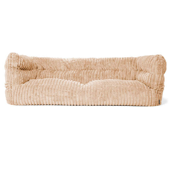 Louis 3-seter Saccosekk Sofa - Ultrabehagelig Kord Fersken 01