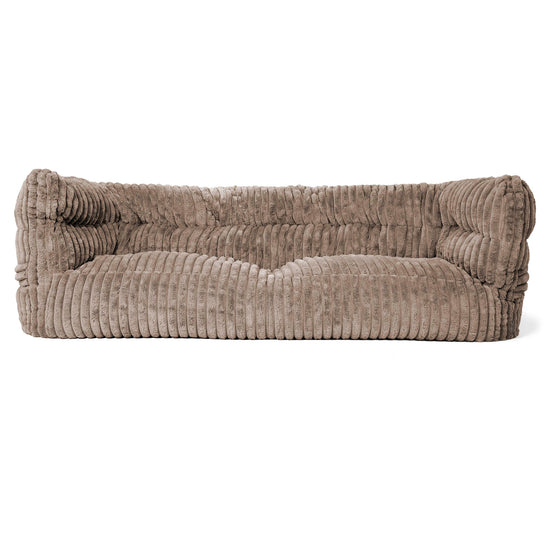 Louis 3-seter Saccosekk Sofa - Ultrabehagelig Kord Mink 01