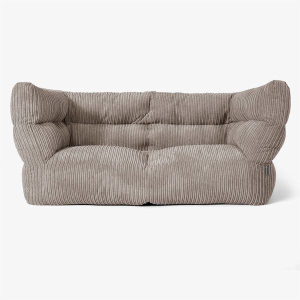 Albert 2-seter Saccosekk Sofa 2.0 - Kordfløyel Duegrå 01