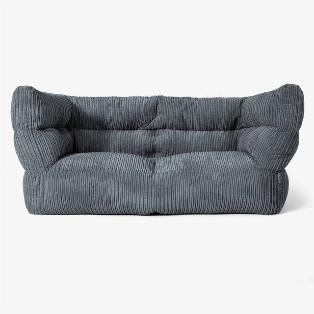 Albert 2-seter Saccosekk Sofa 2.0 - Kordfløyel Skifergrå 01