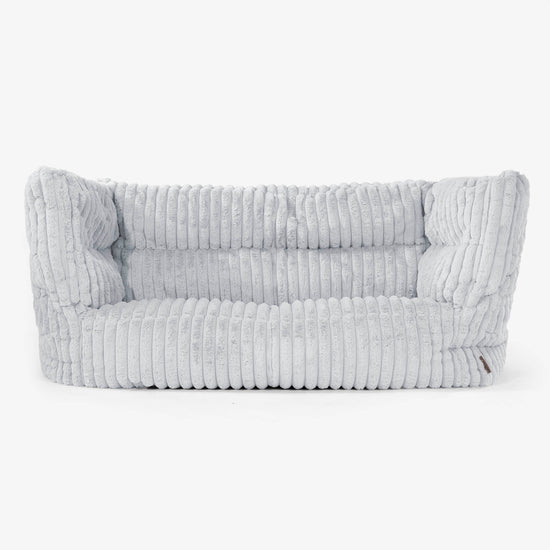 Albert 2-seter Saccosekk Sofa 2.0 - Ultrabehagelig Kord Andeggblå 01