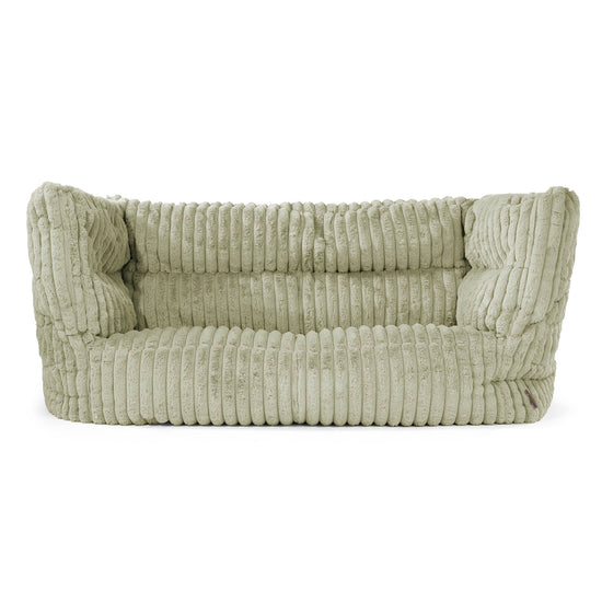 Albert 2-seter Saccosekk Sofa 2.0 - Ultrabehagelig Kord Salviegrønn 01
