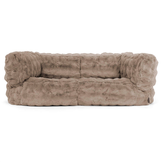 Albert 2-seter Saccosekk Sofa - Falsk Pels Boble Mink 01