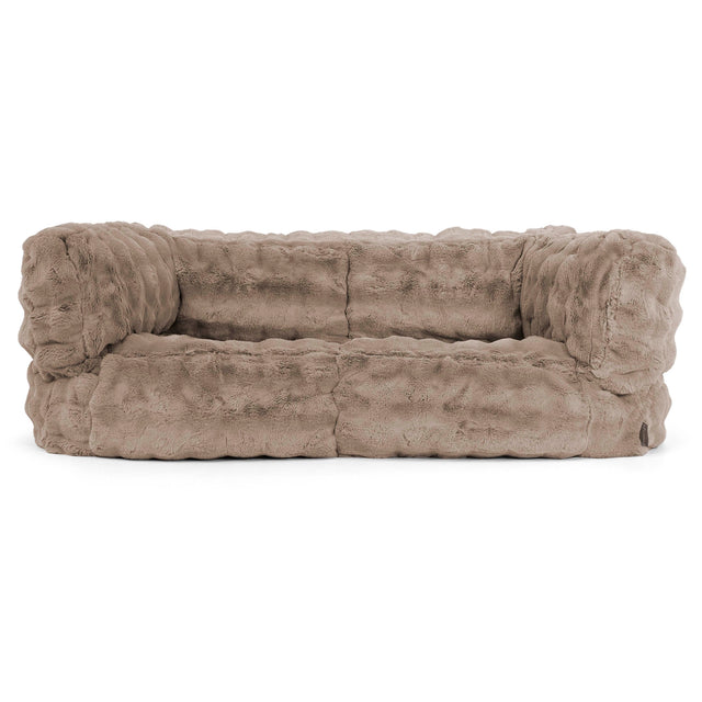 Albert 2-seter Saccosekk Sofa - Falsk Pels Boble Mink 01