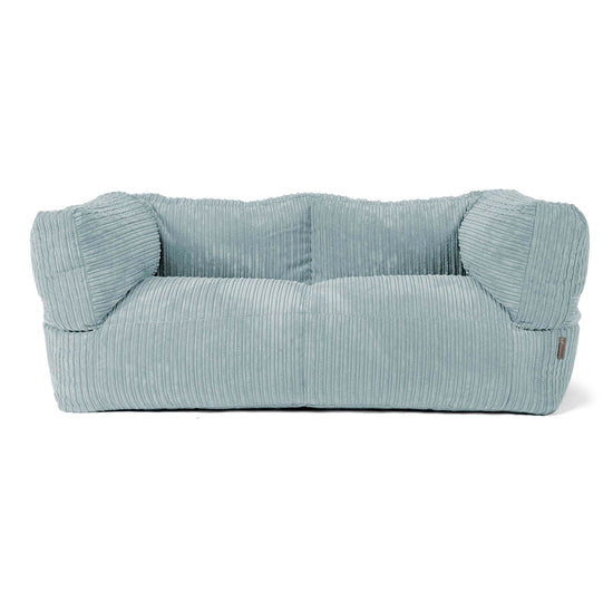 Albert 2-seter Saccosekk Sofa - Kordfløyel Mintgrønn 01