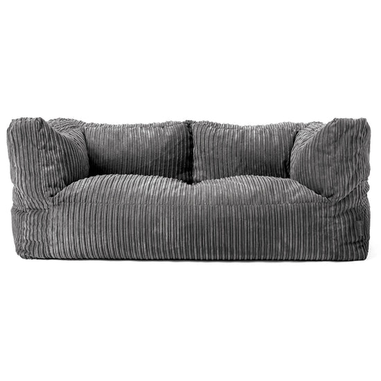 Albert 2-seter Saccosekk Sofa - Kordfløyel Skifergrå 01