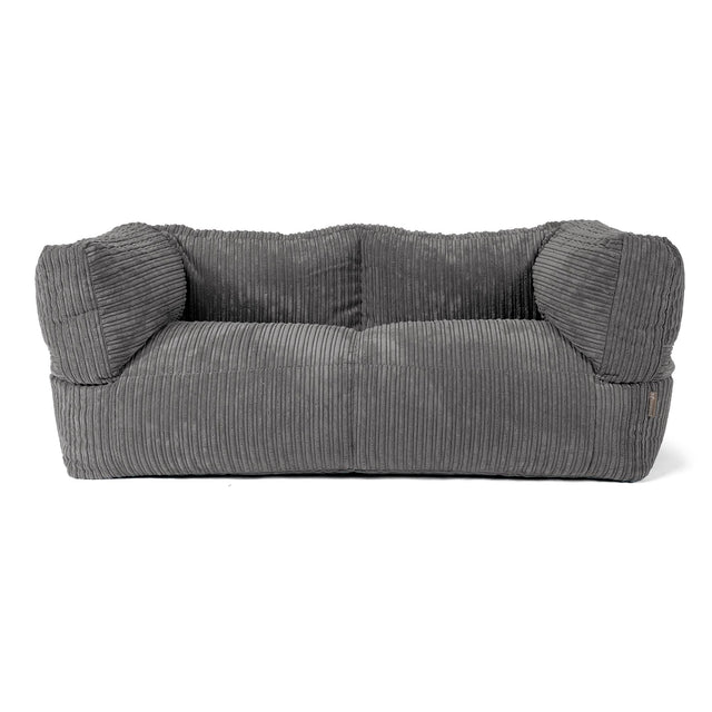 Albert 2-seter Saccosekk Sofa - Kordfløyel Skifergrå 01