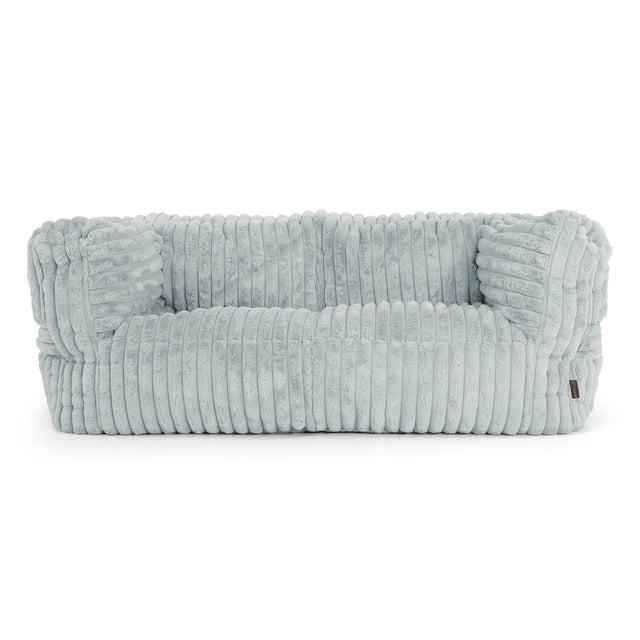 Albert 2-seter Saccosekk Sofa - Ultrabehagelig Kord Andeggblå 01
