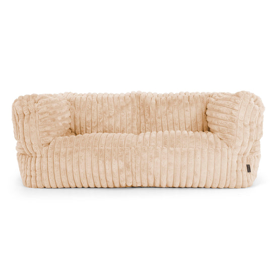 Albert 2-seter Saccosekk Sofa - Ultrabehagelig Kord Fersken 01