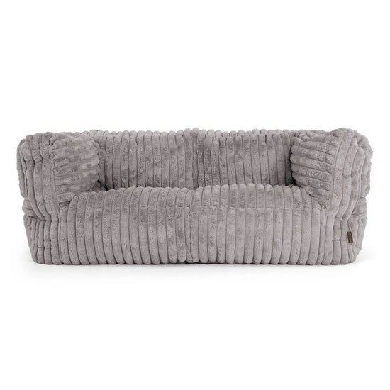 Albert 2-seter Saccosekk Sofa - Ultrabehagelig Kord Grå 01