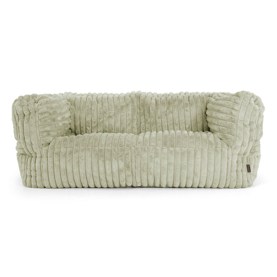 Albert 2-seter Saccosekk Sofa - Ultrabehagelig Kord Salviegrønn 01