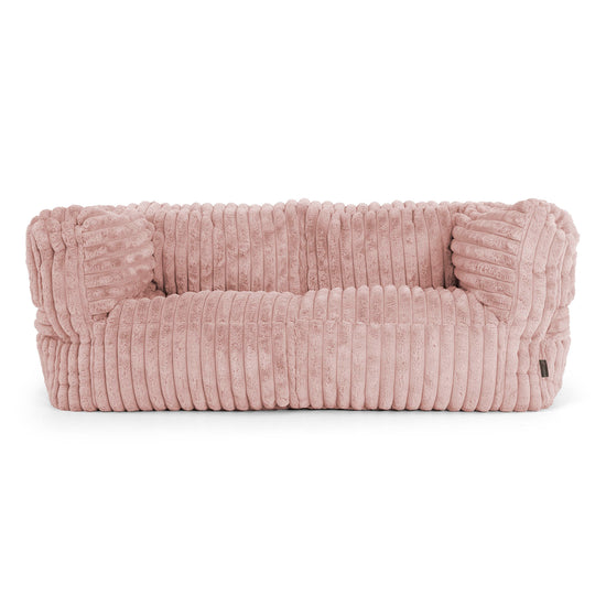 Albert 2-seter Saccosekk Sofa - Ultrabehagelig Kord Støvete Rosa 01