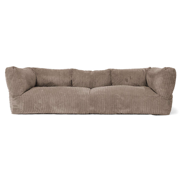 Albert 3-seter Saccosekk Sofa - Kordfløyel Duegrå 01