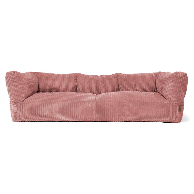 Albert 3-seter Saccosekk Sofa - Kordfløyel Fersken 01