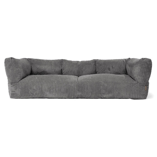 Albert 3-seter Saccosekk Sofa - Kordfløyel Skifergrå 01