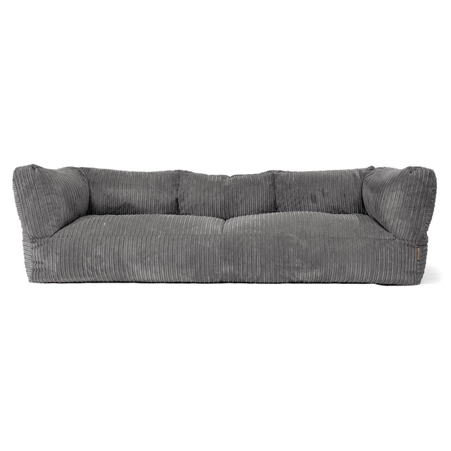 Albert 3-seter Saccosekk Sofa - Kordfløyel Skifergrå 01
