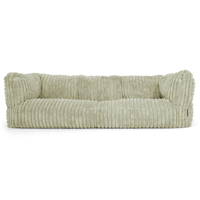 Albert 3-seter Saccosekk Sofa - Ultrabehagelig Kord Salviegrønn 01