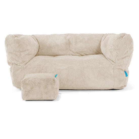 Albert Barnesofa-saccosekk 2-6 år - Pom-pom Elfenben 02