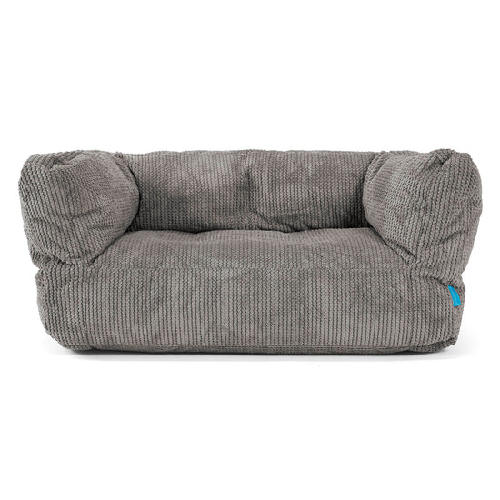 Albert Barnesofa-saccosekk 2-6 år - Pom-pom Koksgrå 01
