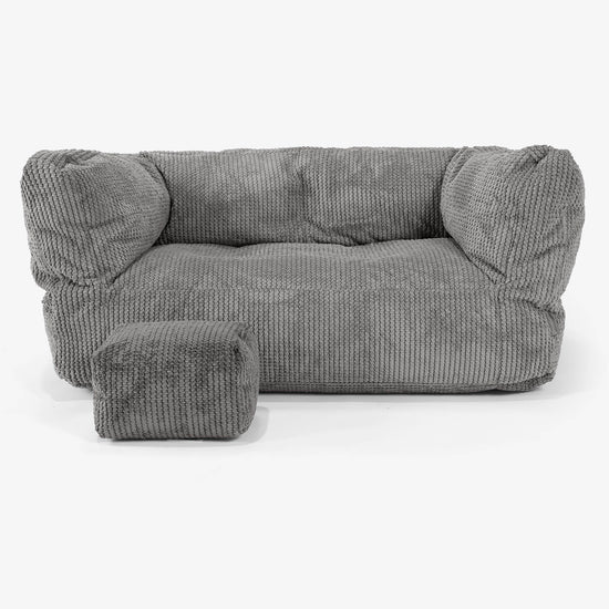 Albert Barnesofa-saccosekk 2-6 år - Pom-pom Koksgrå 02