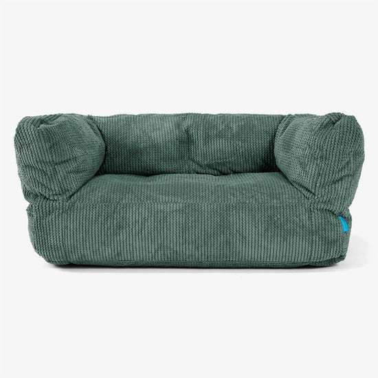 Albert Barnesofa-saccosekk 2-6 år - Pom-pom Mosegrønn 01