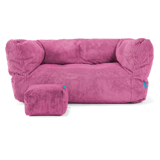 Albert Barnesofa-saccosekk 2-6 år - Pom-pom Rosa 02