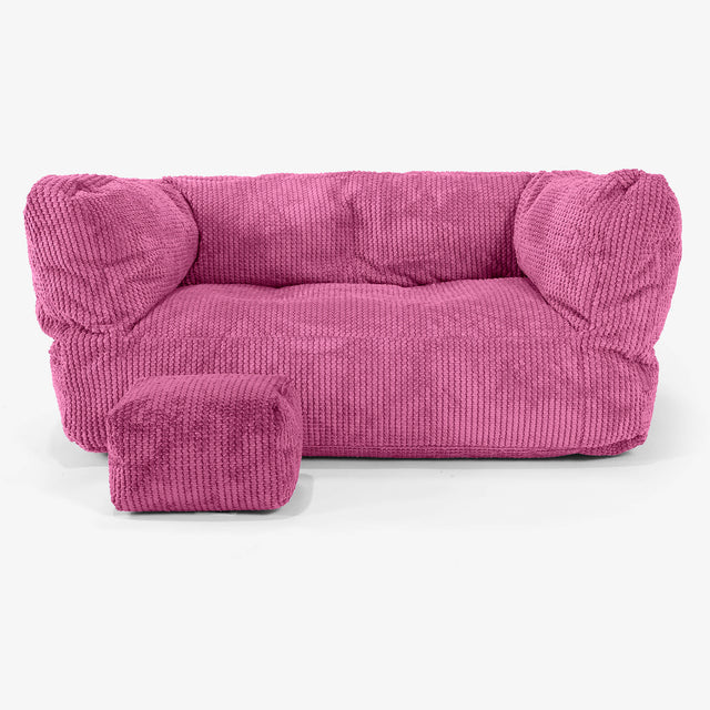 Albert Barnesofa-saccosekk 2-6 år - Pom-pom Rosa 02