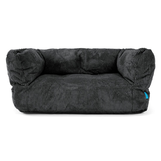 Albert Barnesofa-saccosekk 2-6 år - Pom-pom Svart 01