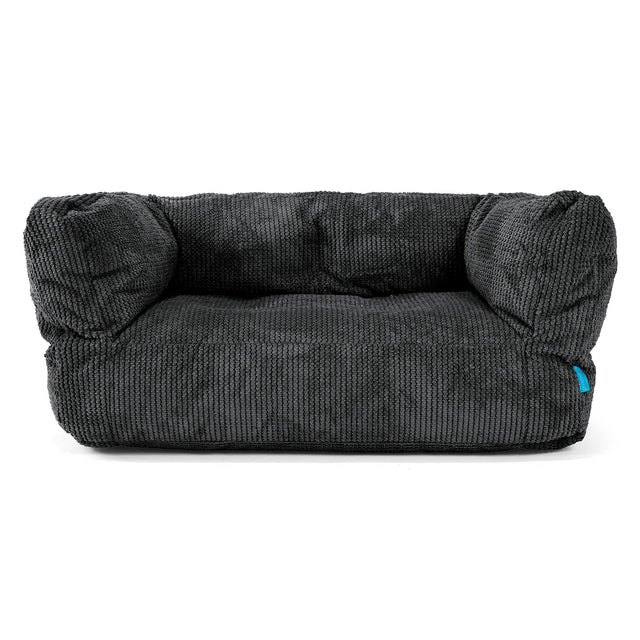 Albert Barnesofa-saccosekk 2-6 år - Pom-pom Svart 01