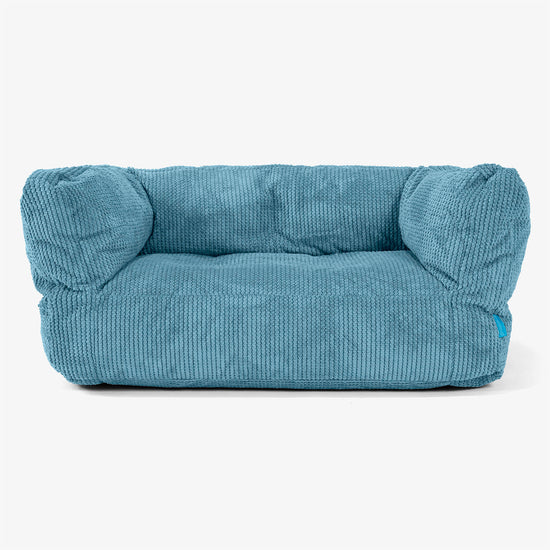 Albert Barnesofa-saccosekk 2-6 år - Pom-pom Turkis 01