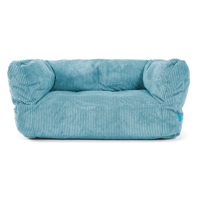 Albert Barnesofa-saccosekk 2-6 år - Pom-pom Turkis 01