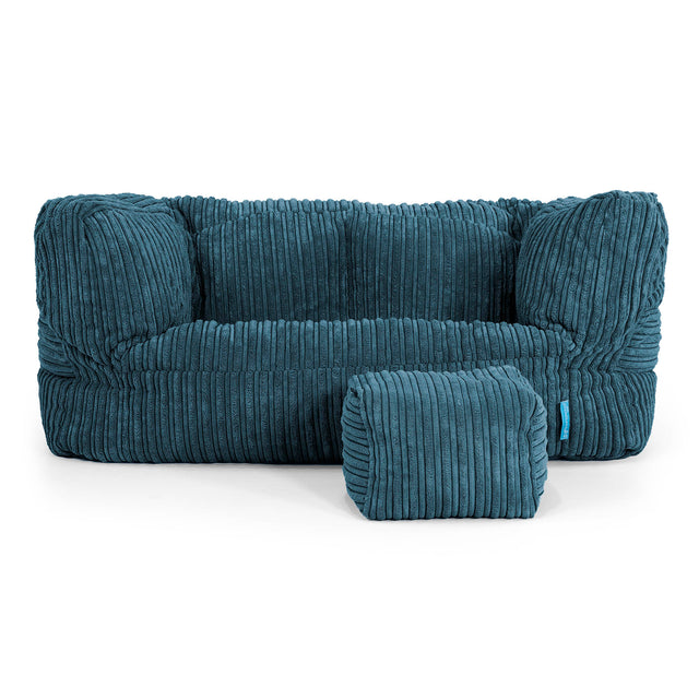 Albert Barnesofa-saccosekk 2-6 år - Kordfløyel Marineblå 02