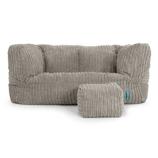 Albert Barnesofa-saccosekk 2-6 år - Kordfløyel Mink 02