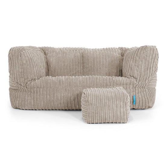 Albert Barnesofa-saccosekk 2-6 år - Kordfløyel Mink 02
