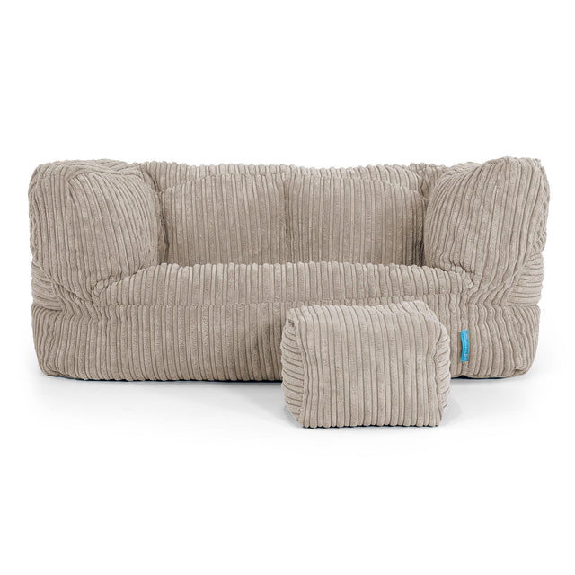 Albert Barnesofa-saccosekk 2-6 år - Kordfløyel Mink 02