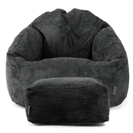 Bubble Saccosekk-stol - Pom-pom Svart 02