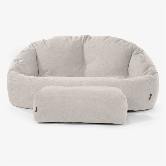 Bubble Sofa-saccosekk - Bouclé Elfenben 02