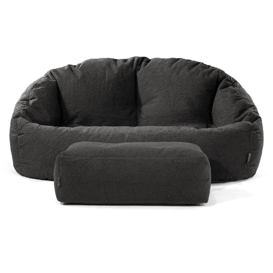 Bubble Sofa-saccosekk - Bouclé Grafitt 02