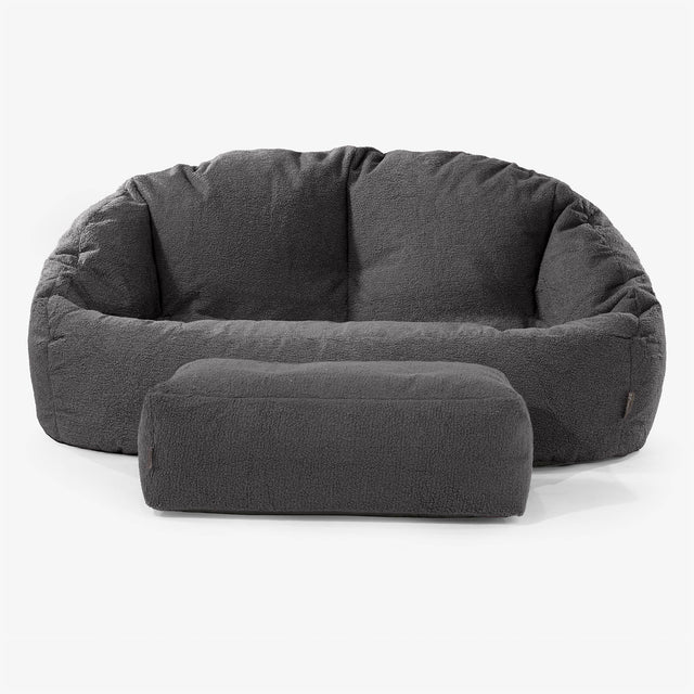 Bubble Sofa-saccosekk - Bouclé Grafitt 02