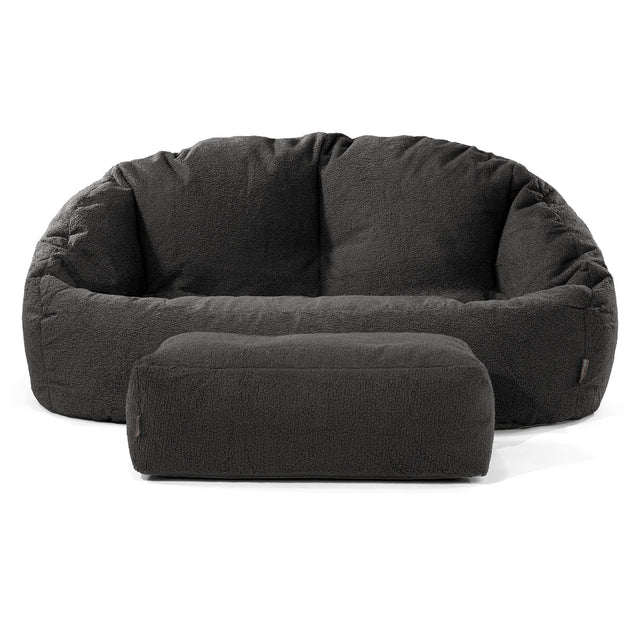 Bubble Sofa-saccosekk - Bouclé Grafitt 02